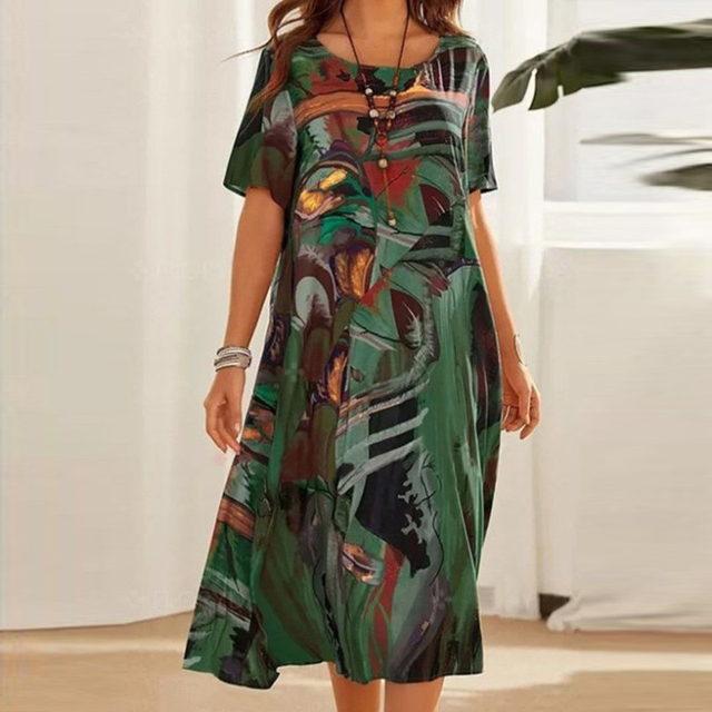 Madine - Comfortable floral dress