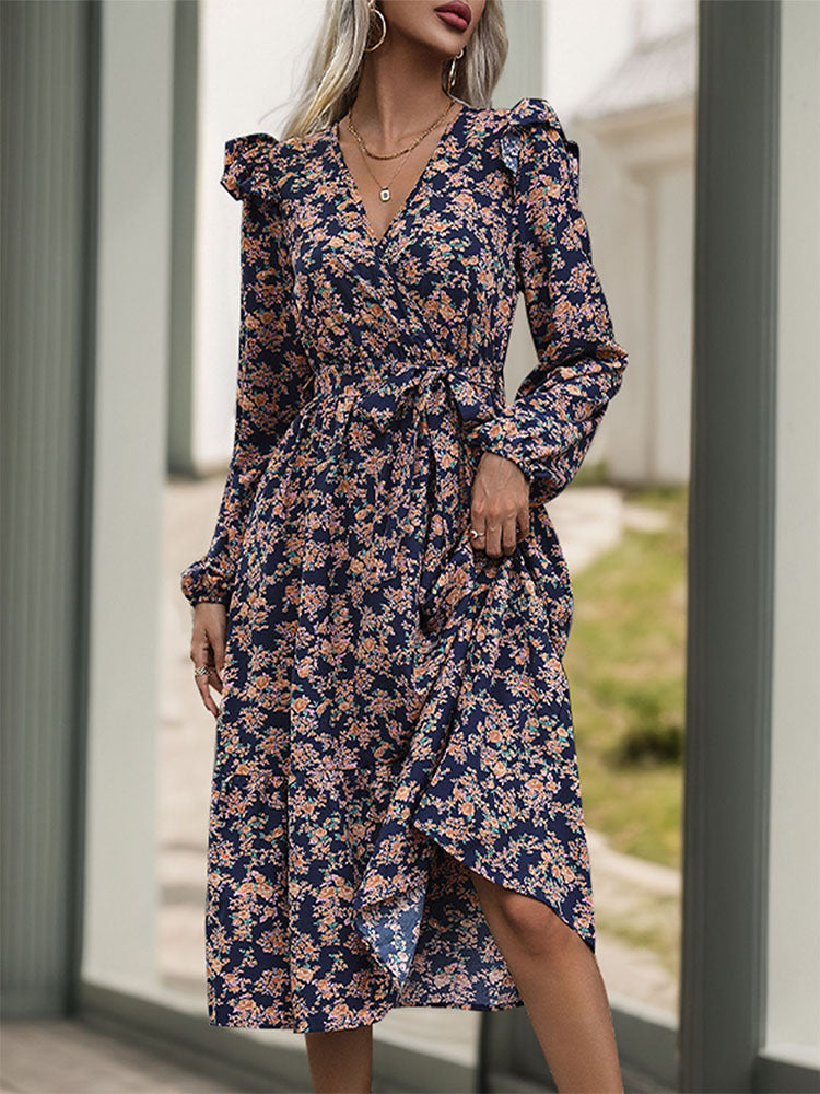 Amelia - Floral Midi Dress