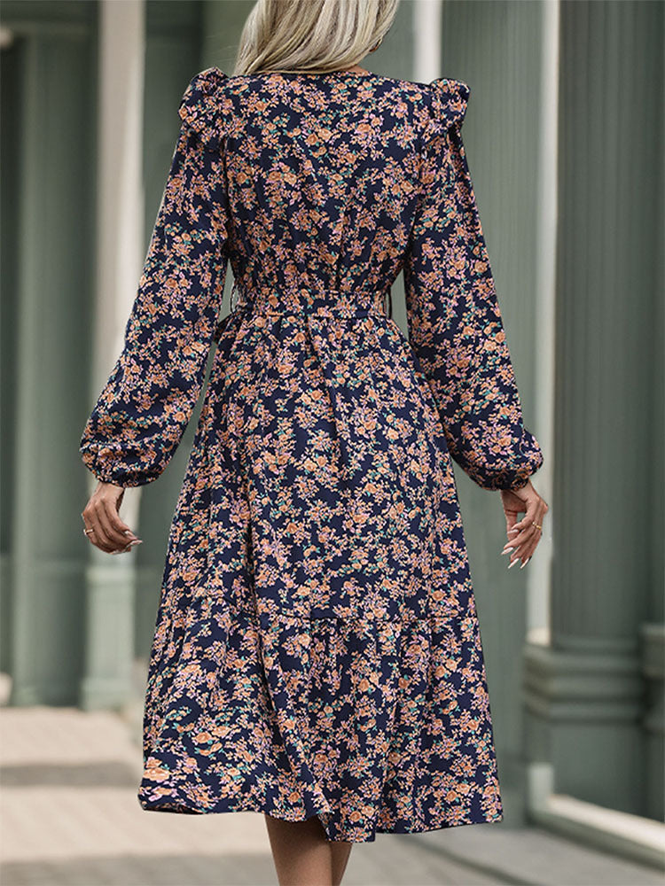 Amelia - Floral Midi Dress